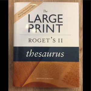 The Large Print Roget's II Thesaurus